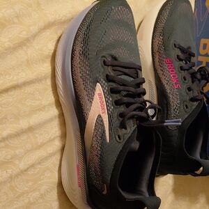 Brooks Women's Black and Pink Running Shoes Adrenaline Gts 25